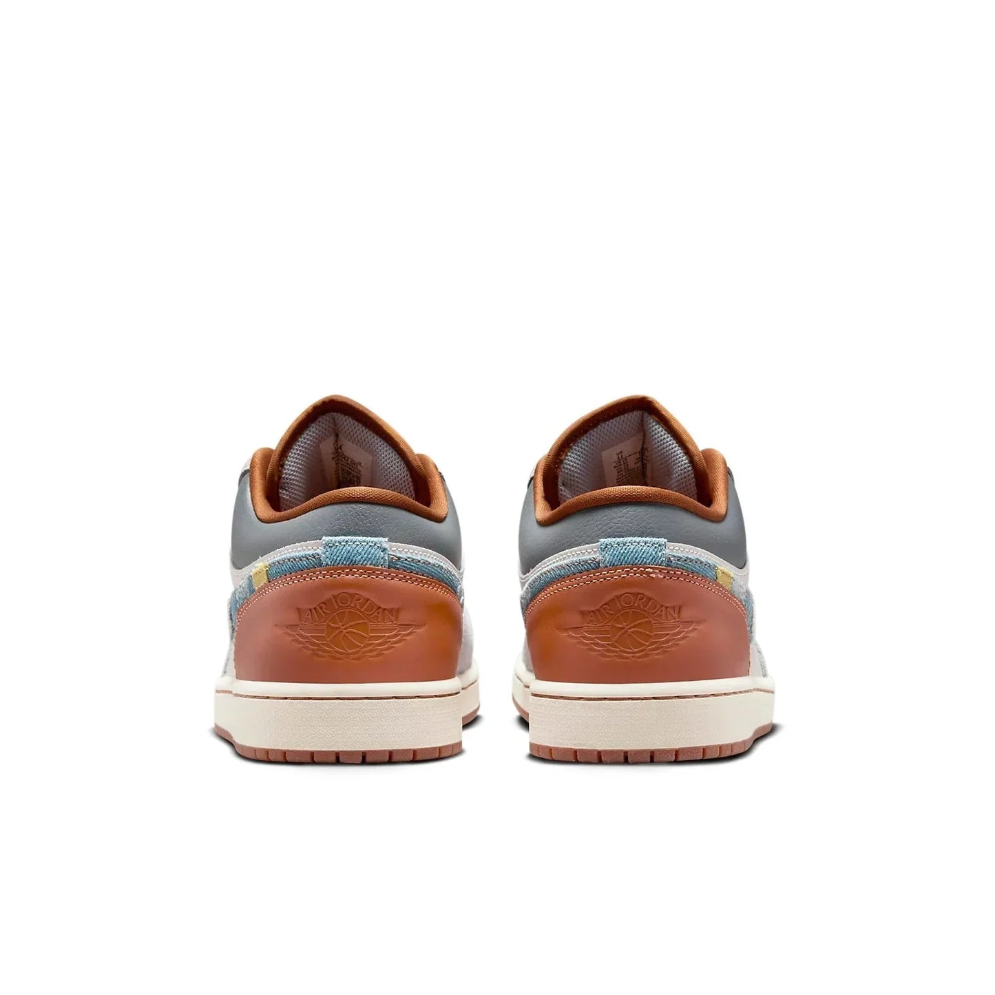 Air Jordan 1 Low SE Phantom Repaired Denim Swoosh