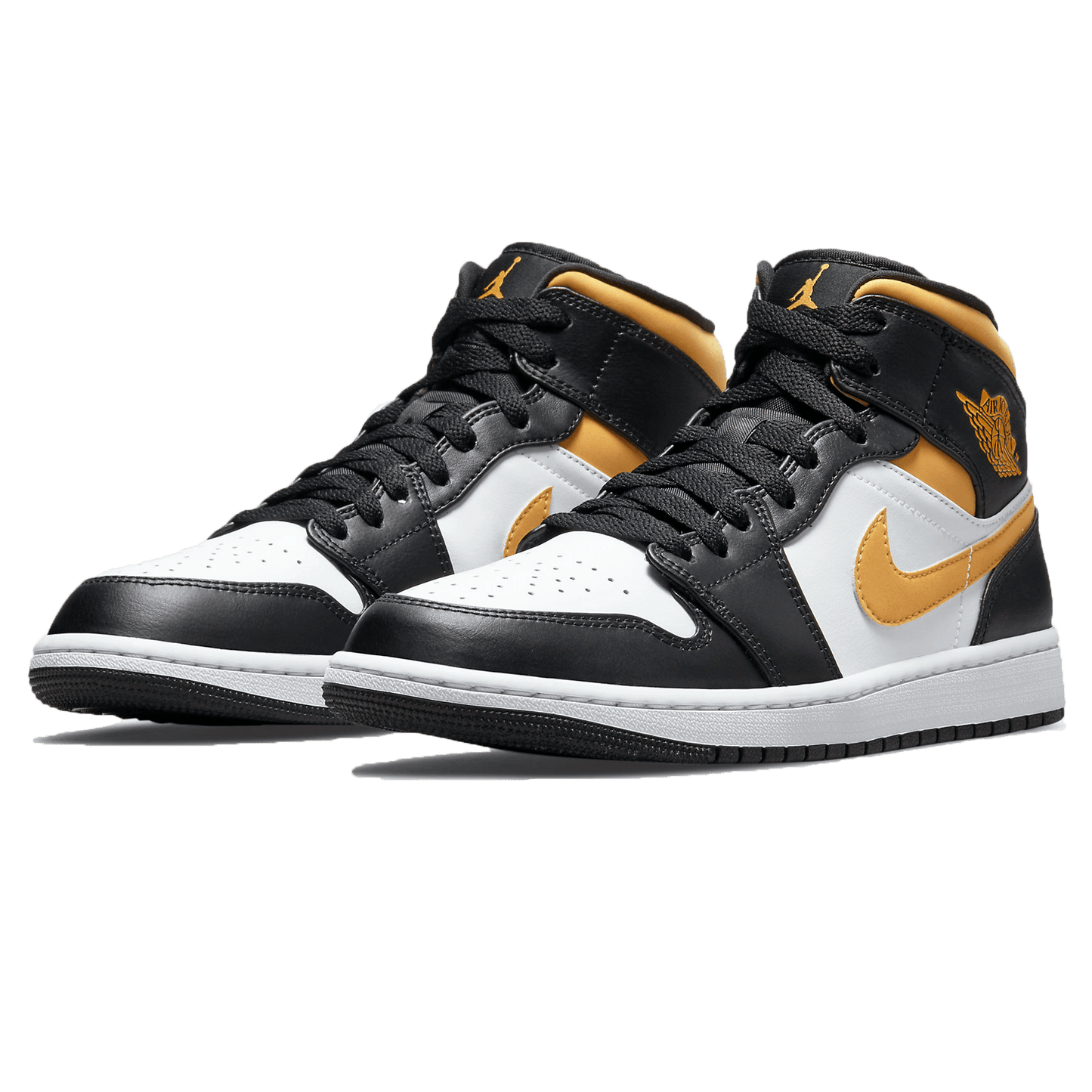 Air Jordan 1 Mid 'Black University Gold'