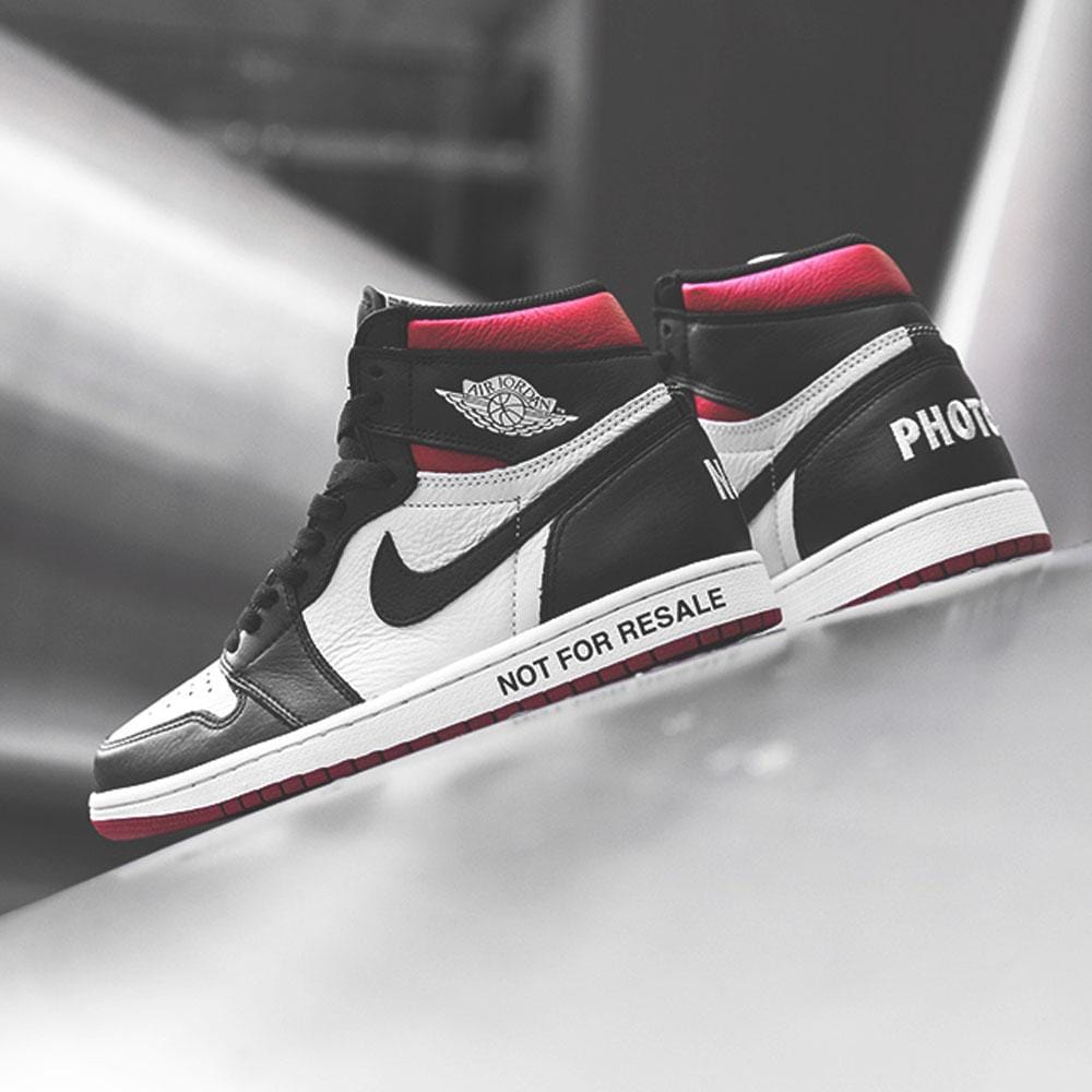 Air Jordan 1 Not For Resale Sail Black