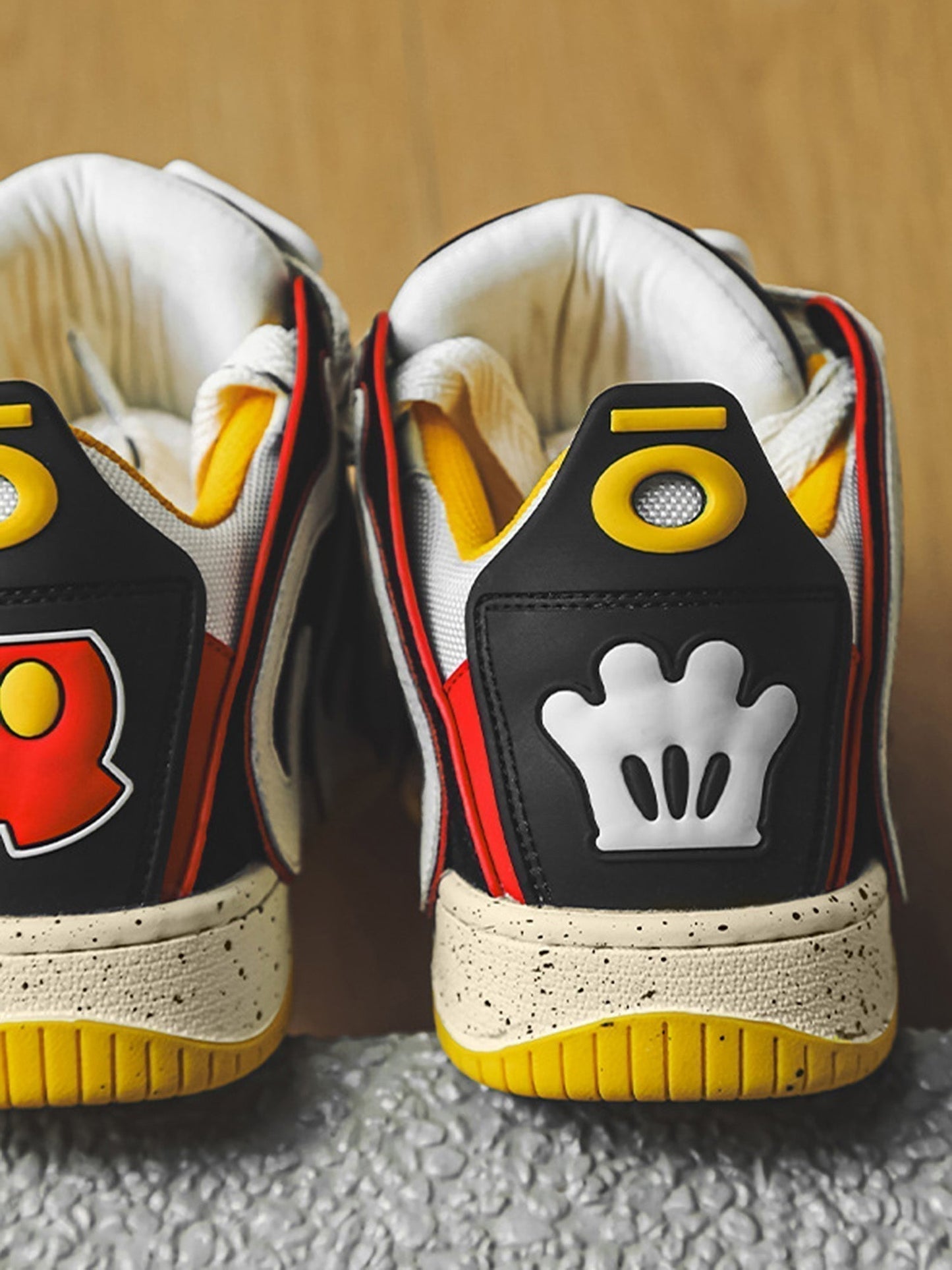 Kicksteria - Design Color Block Letter Shoes-kicksteria.com