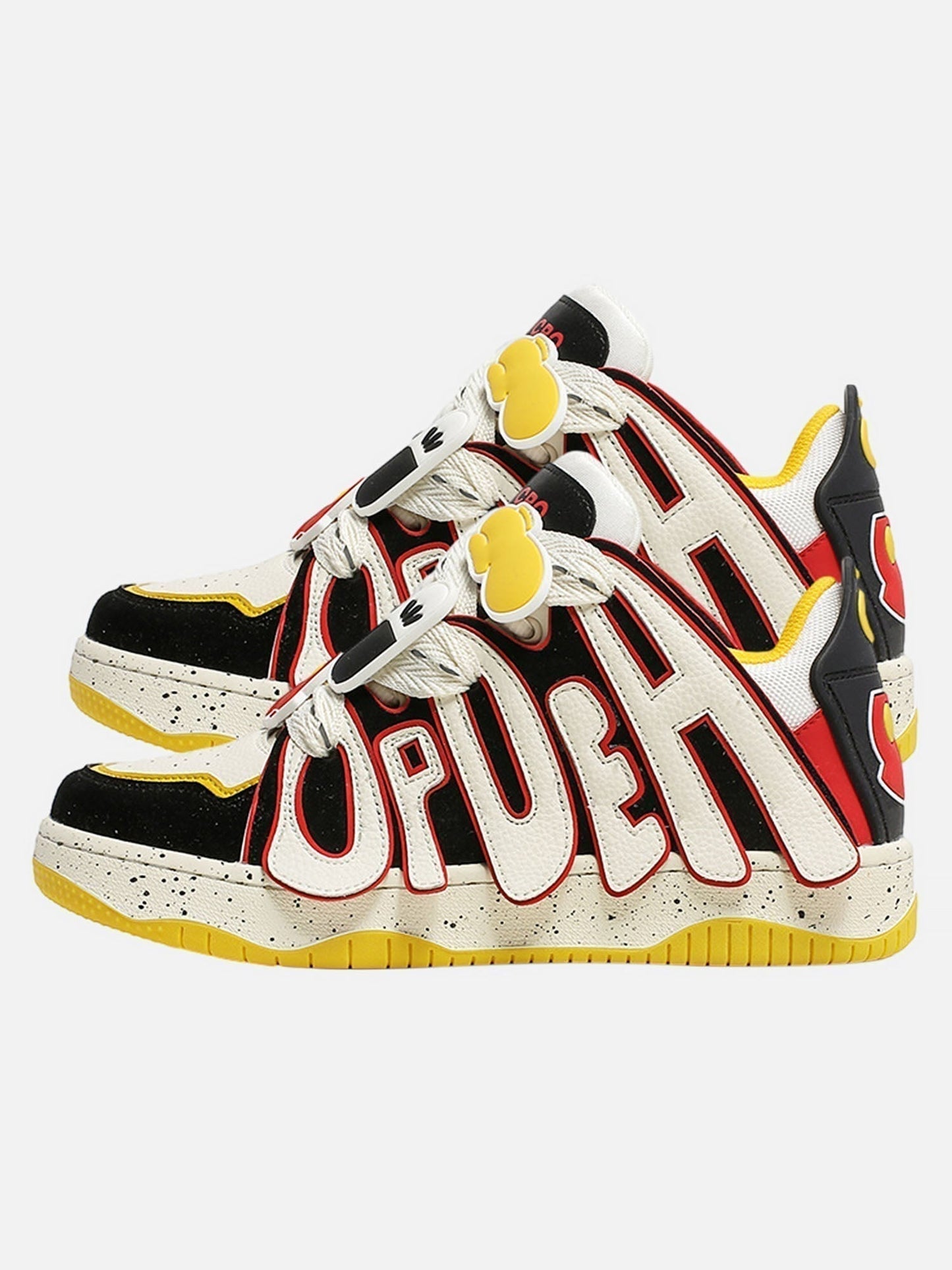 Kicksteria - Design Color Block Letter Shoes-kicksteria.com