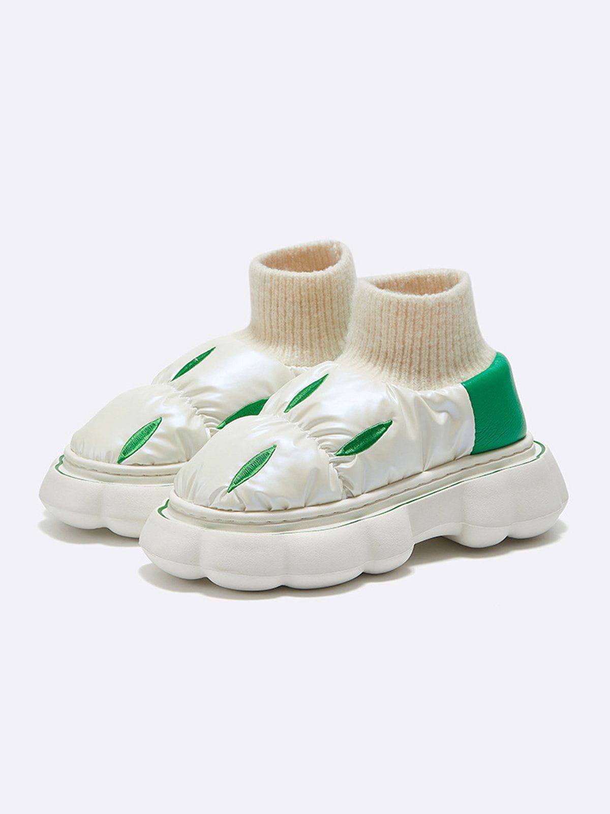 Kicksteria - Fantastic Design Latex Cotton-padded Shoes-kicksteria.com