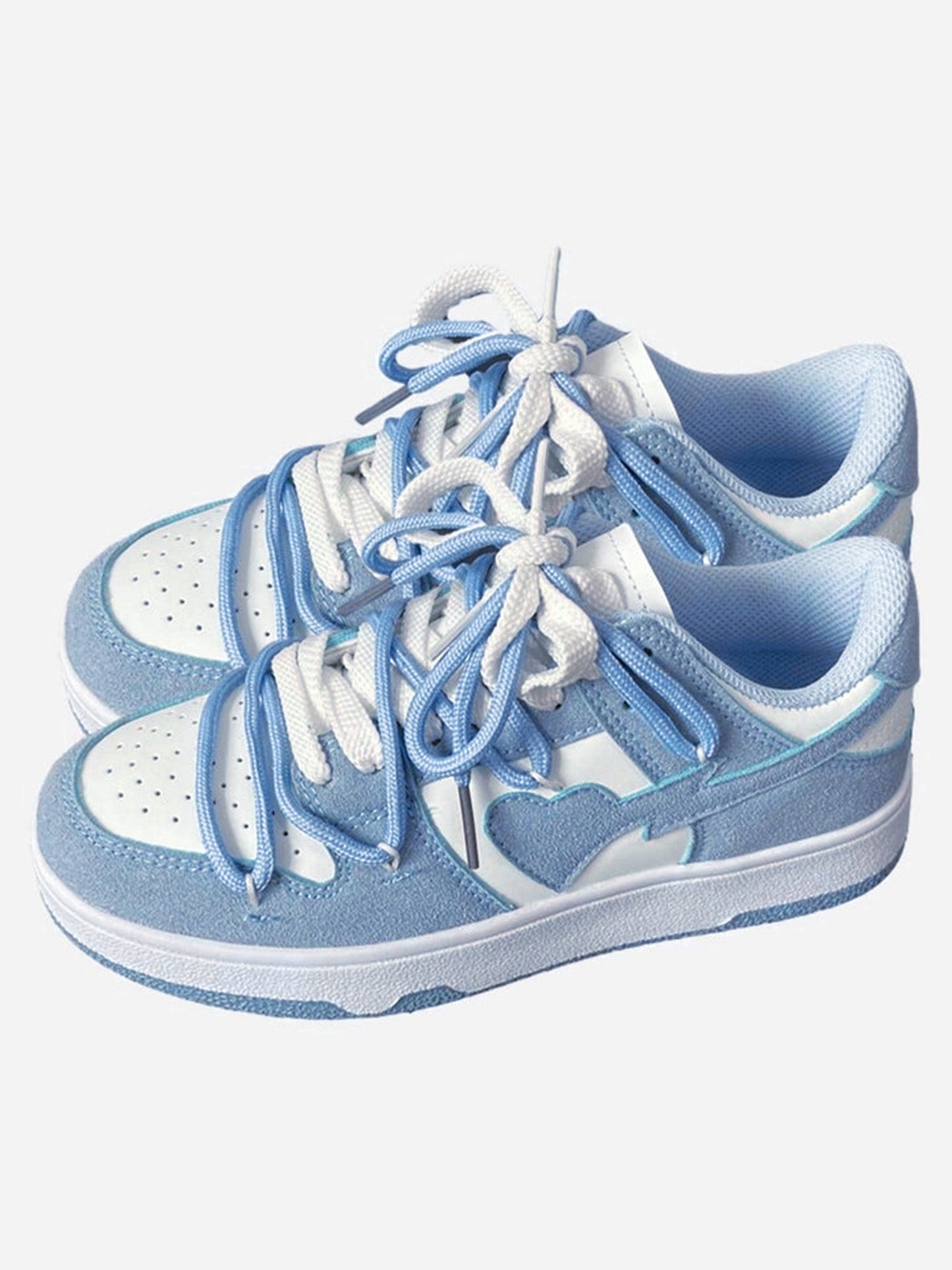 Kicksteria - Haze Blue Love Breathable Board Shoes-kicksteria.com