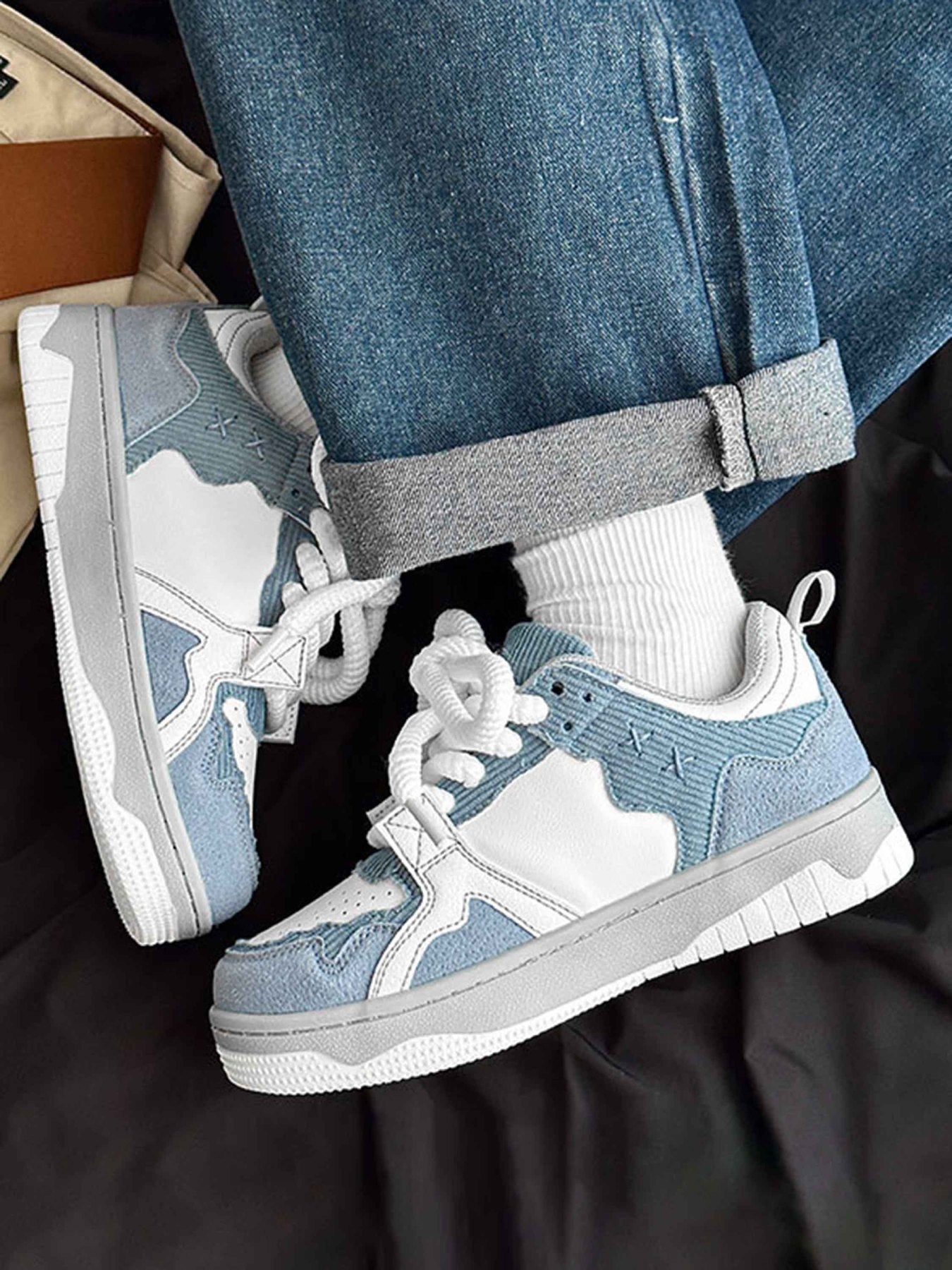 Kicksteria - High Street Breathable Thick Bottom Board Shoes-kicksteria.com
