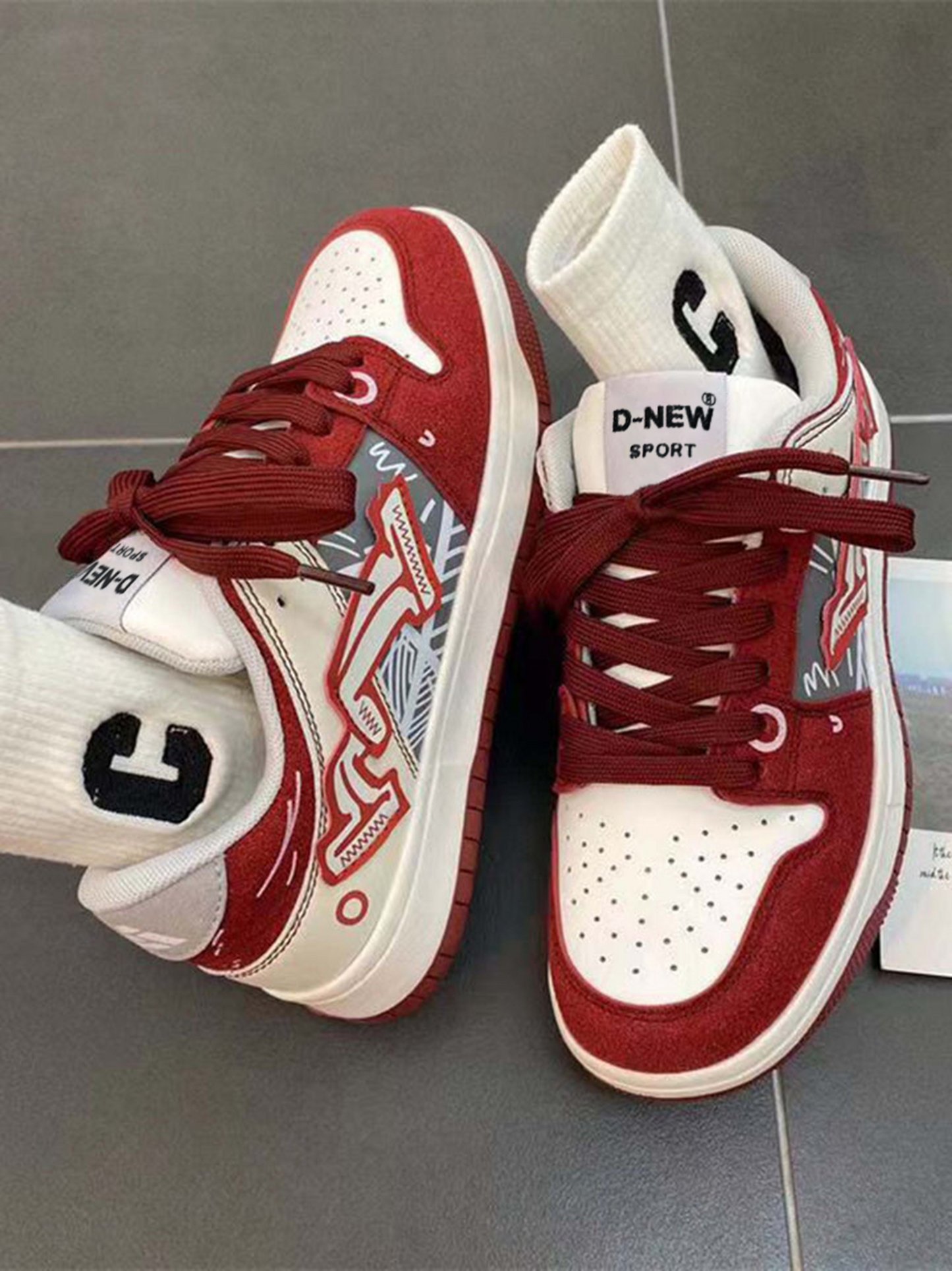 Kicksteria - Hip-hop Graffiti Board Shoes For Couples-kicksteria.com