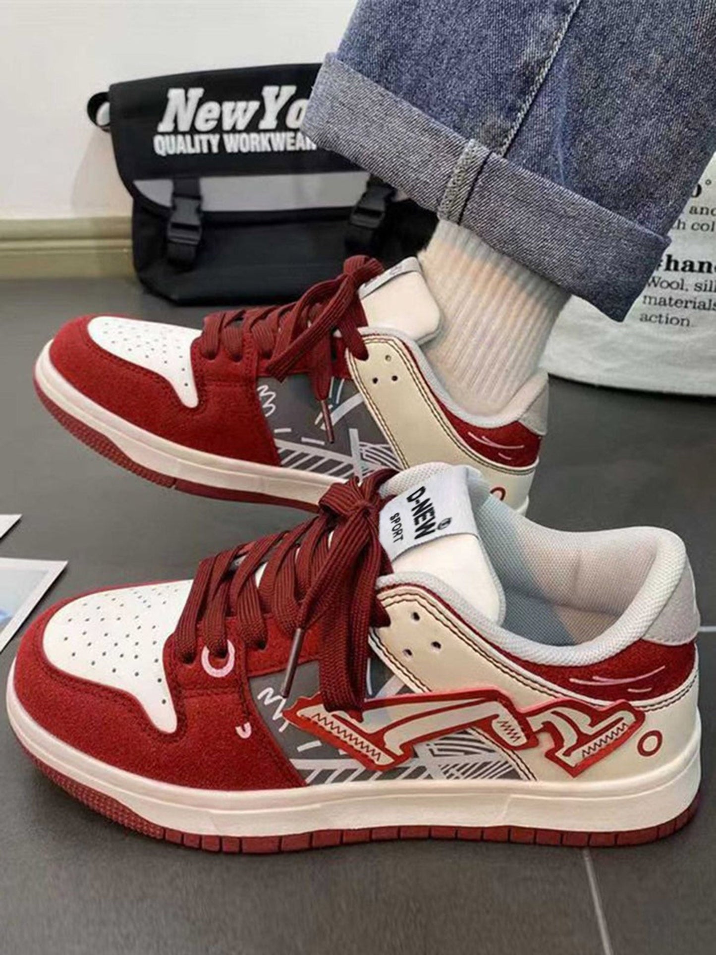 Kicksteria - Hip-hop Graffiti Board Shoes For Couples-kicksteria.com
