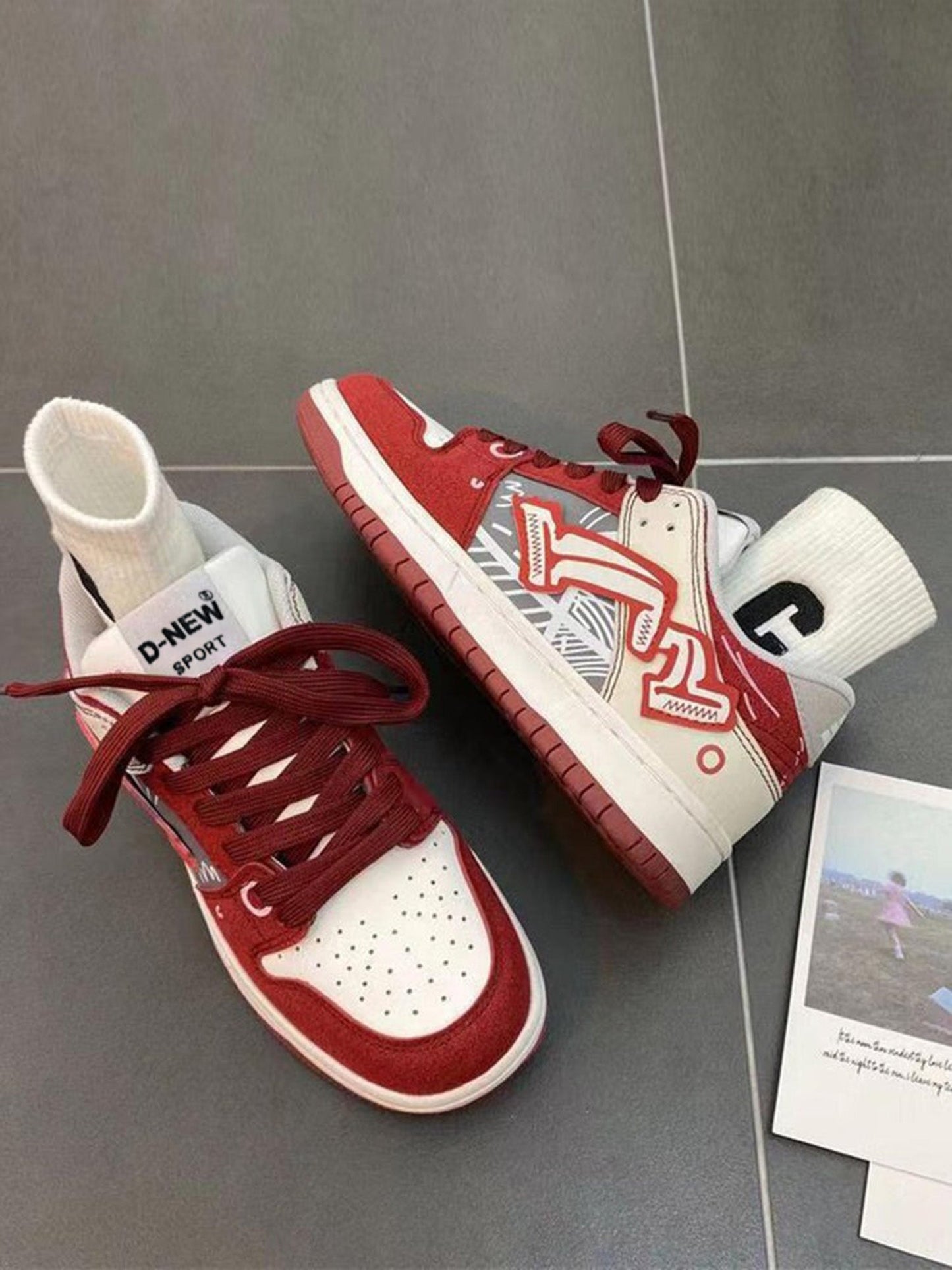 Kicksteria - Hip-hop Graffiti Board Shoes For Couples-kicksteria.com
