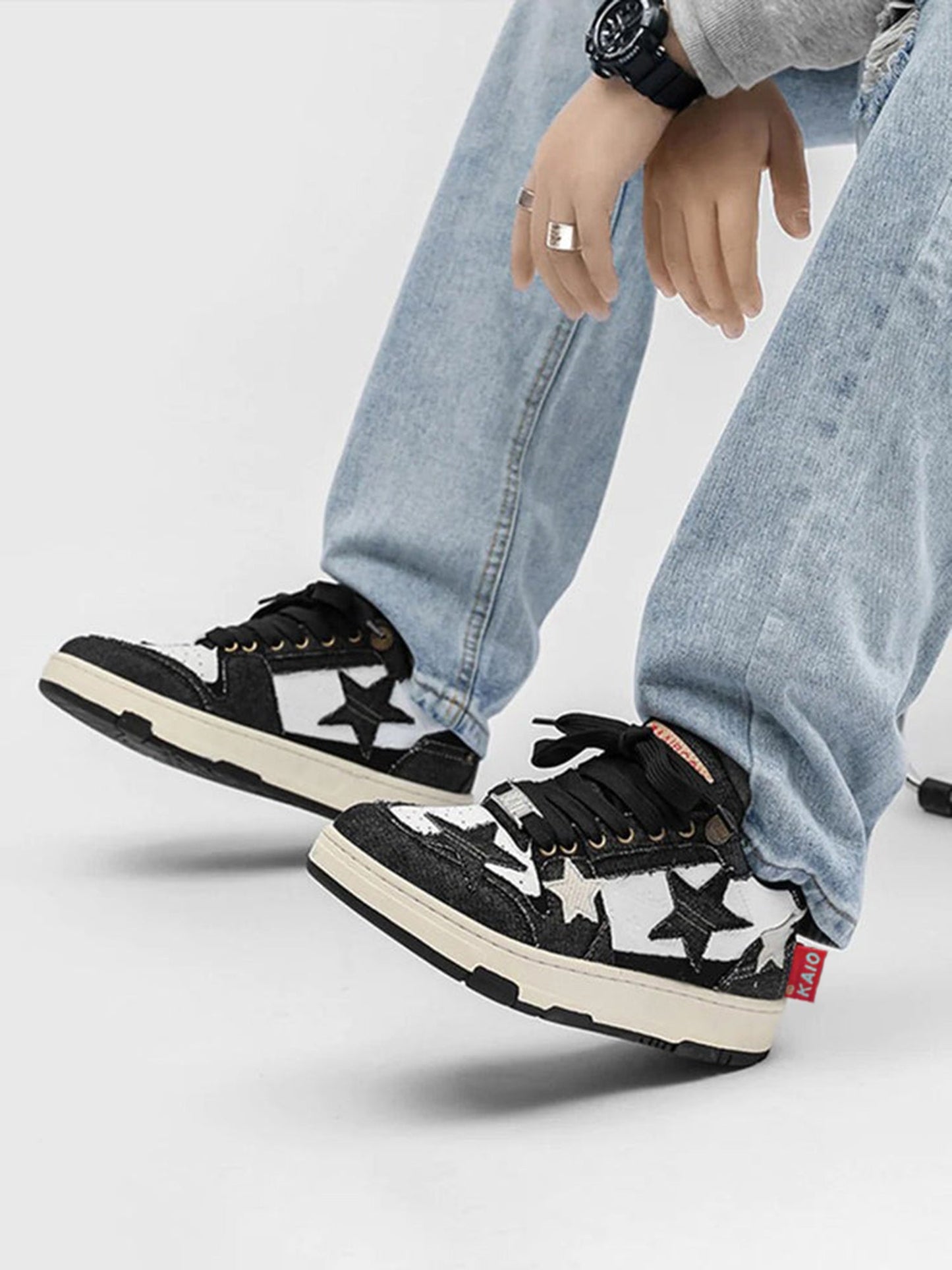 Kicksteria - Retro Star Elements Casual Board Shoes-kicksteria.com