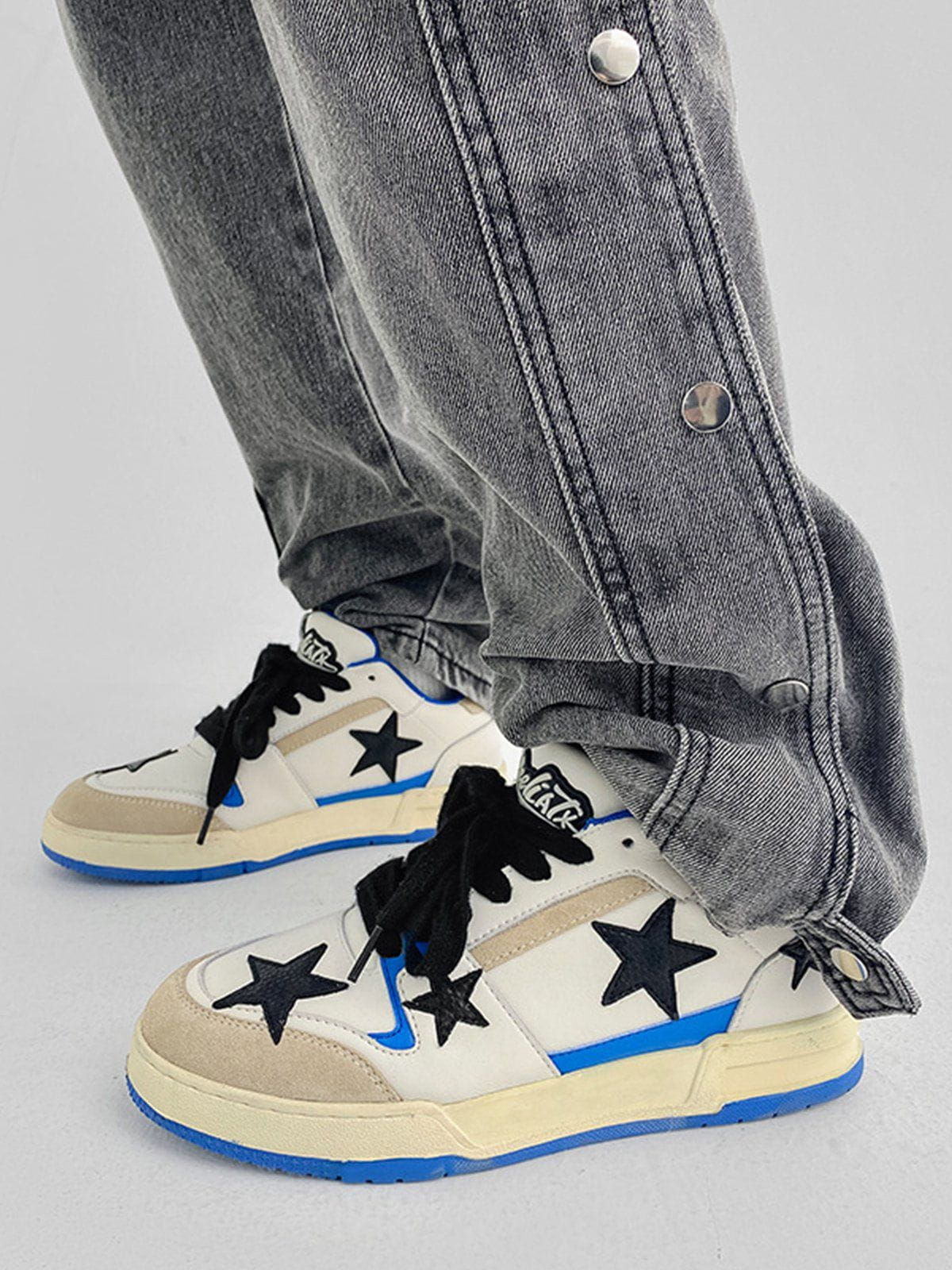 Kicksteria - Star Color Blocking Skate Shoes-kicksteria.com