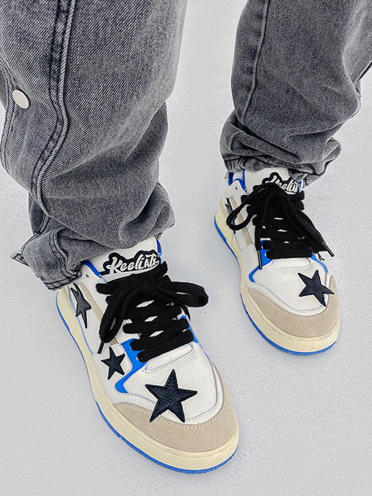 Kicksteria - Star Color Blocking Skate Shoes-kicksteria.com