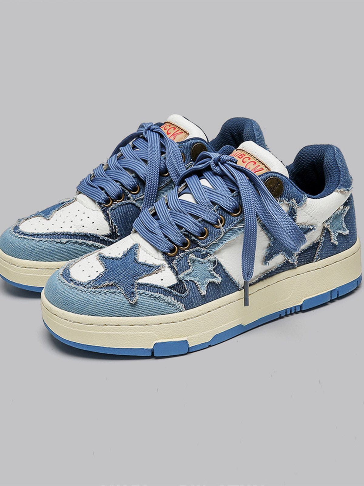 Kicksteria - Stars Casual All-Match Denim Skate Shoes-kicksteria.com