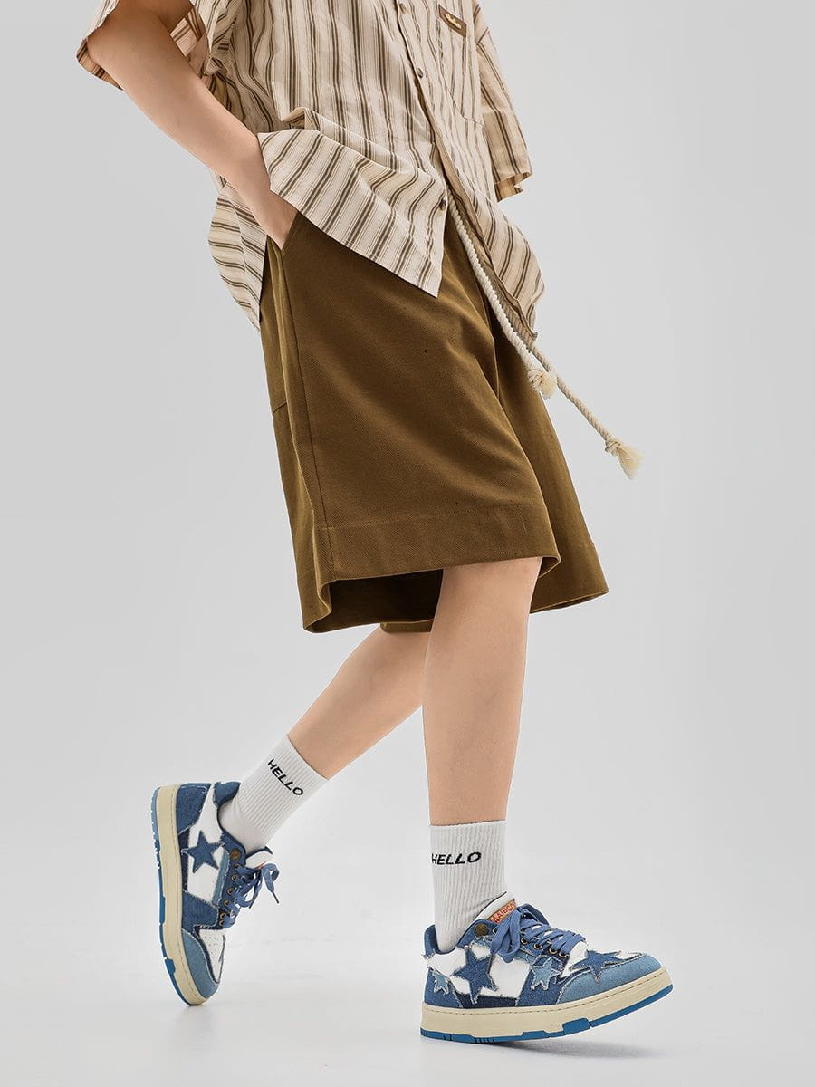 Kicksteria - Stars Casual All-Match Denim Skate Shoes-kicksteria.com