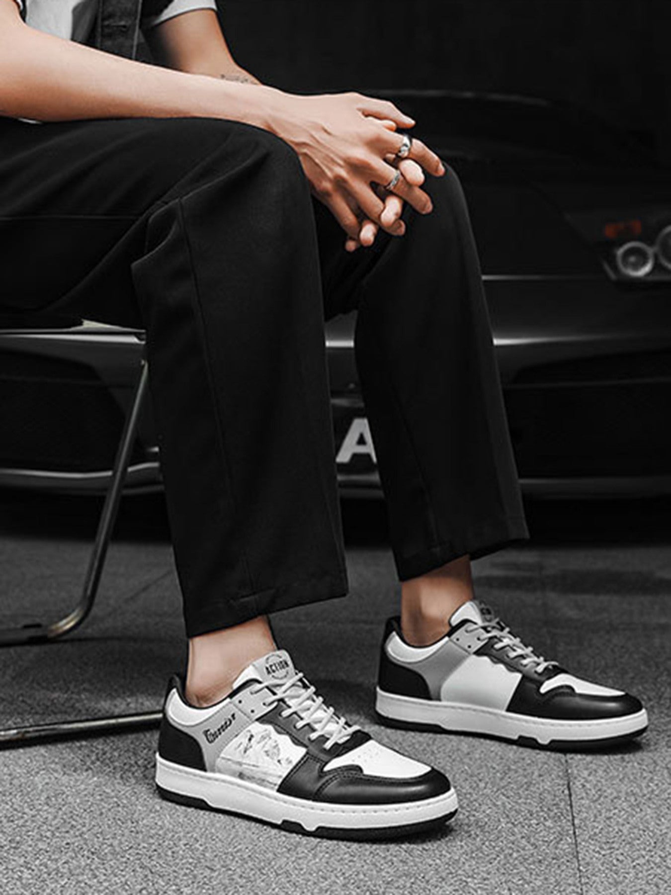 Kicksteria - Versatile Casual Ink Painting Board Shoes-kicksteria.com