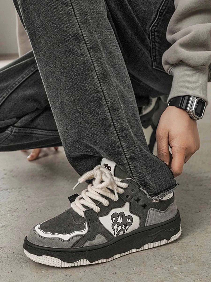 Kicksteria - Vintage Niche Casual Couple Skate Shoes-kicksteria.com