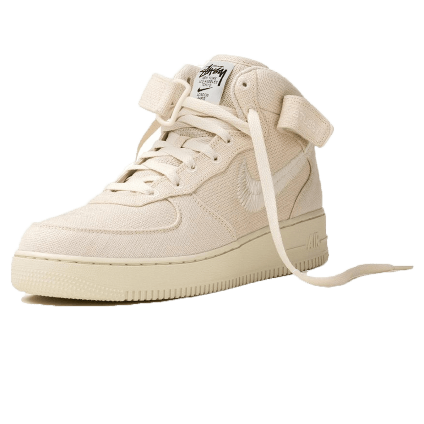 Stussy x Nike Air Force 1 Mid 'Fossil'