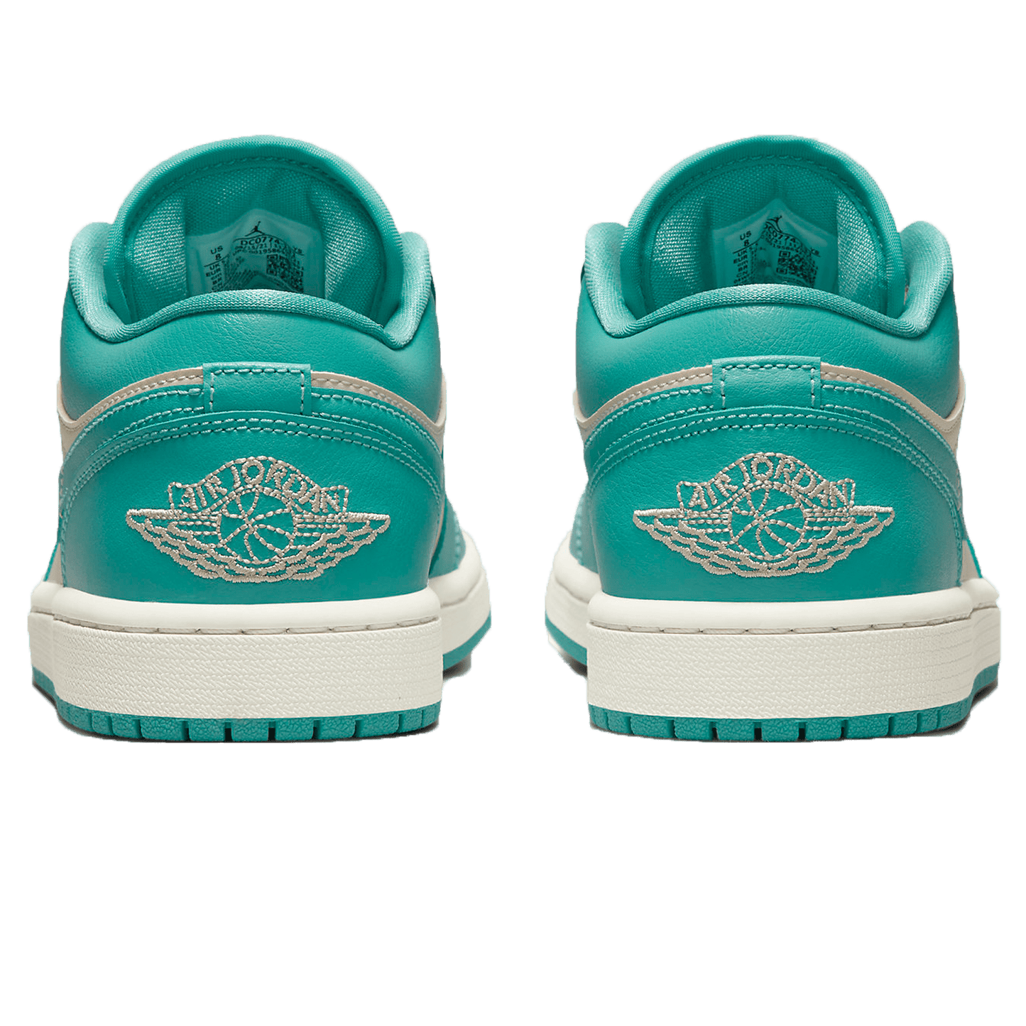 Air Jordan 1 Low Wmns 'Tropical Teal Sandy Beige'