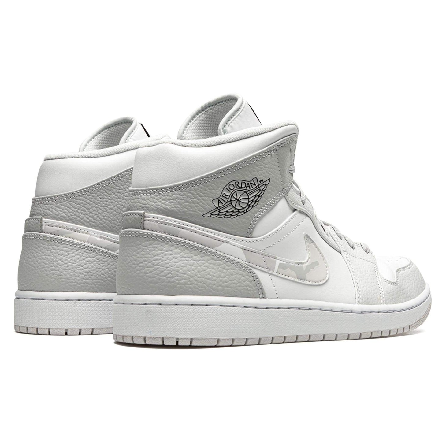 Air Jordan 1 Mid 'Swoosh Logo - Grey Camo'