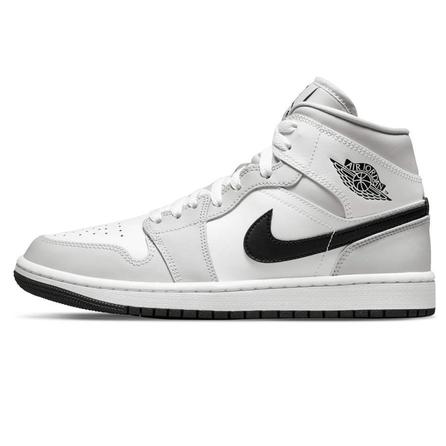 Air Jordan 1 Mid Wmns 'Light Smoke Grey'