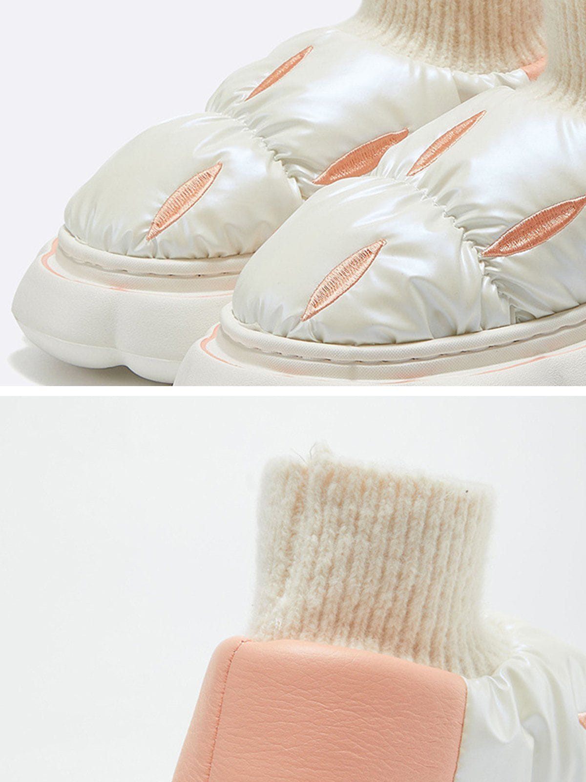 Kicksteria - Fantastic Design Latex Cotton-padded Shoes-kicksteria.com