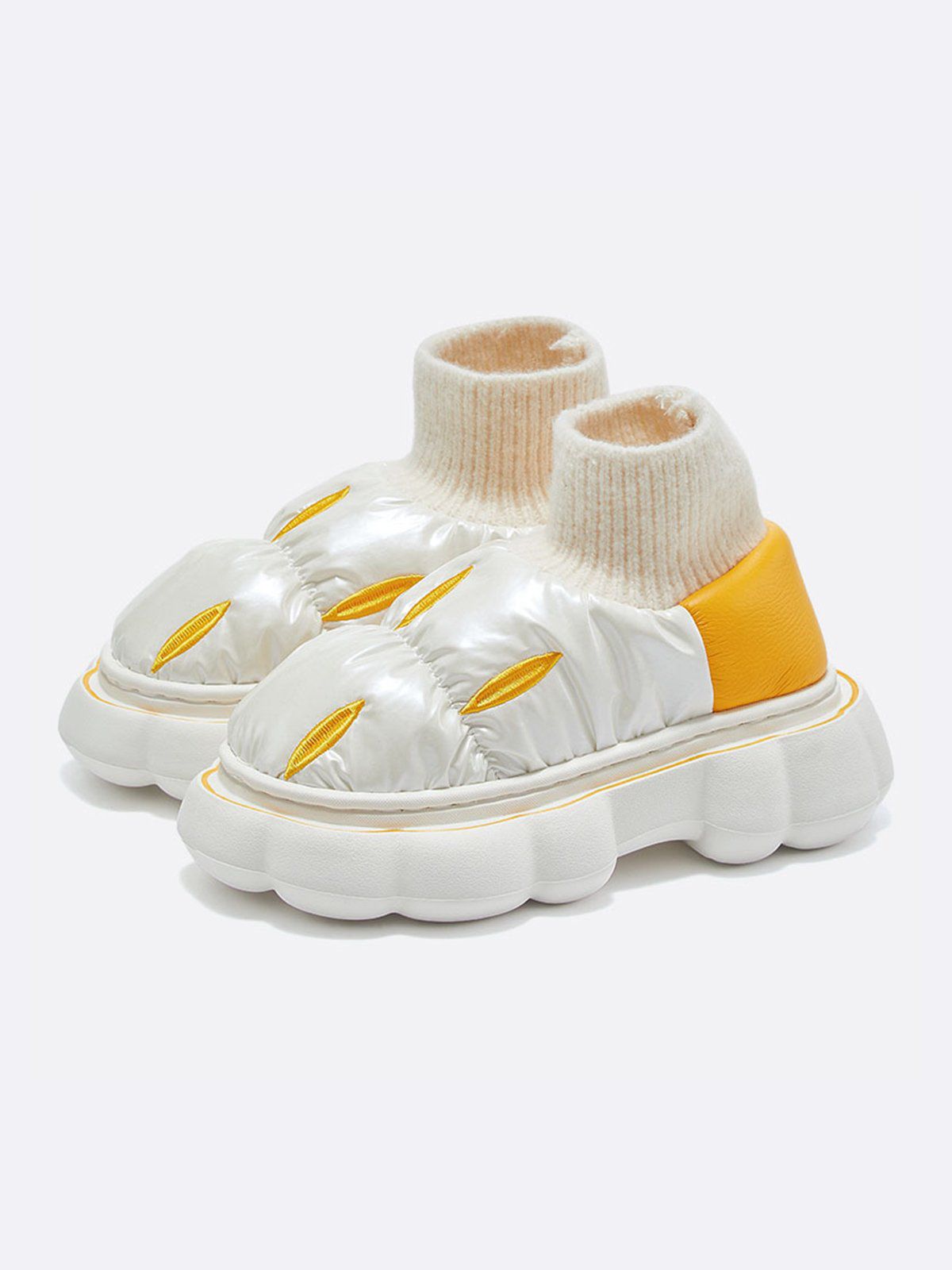 Kicksteria - Fantastic Design Latex Cotton-padded Shoes-kicksteria.com