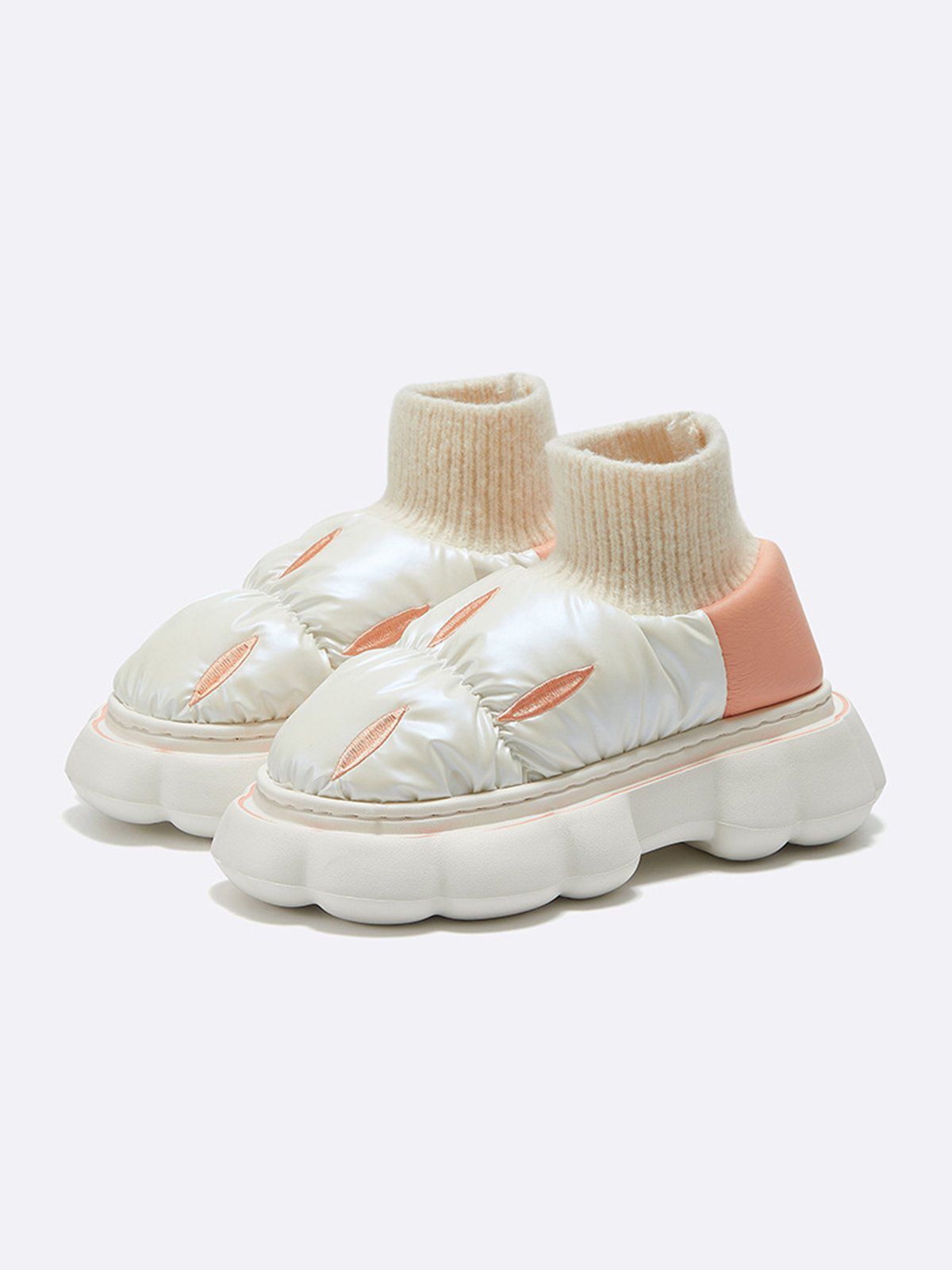 Kicksteria - Fantastic Design Latex Cotton-padded Shoes-kicksteria.com