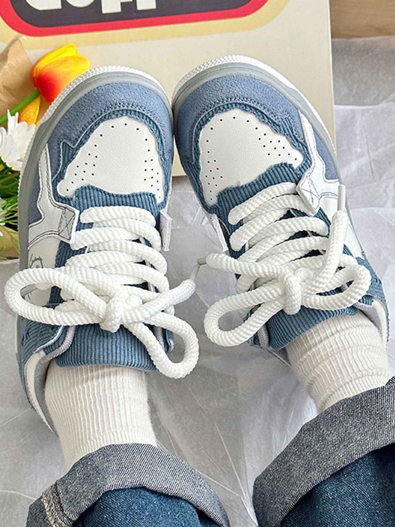 Kicksteria - High Street Breathable Thick Bottom Board Shoes-kicksteria.com