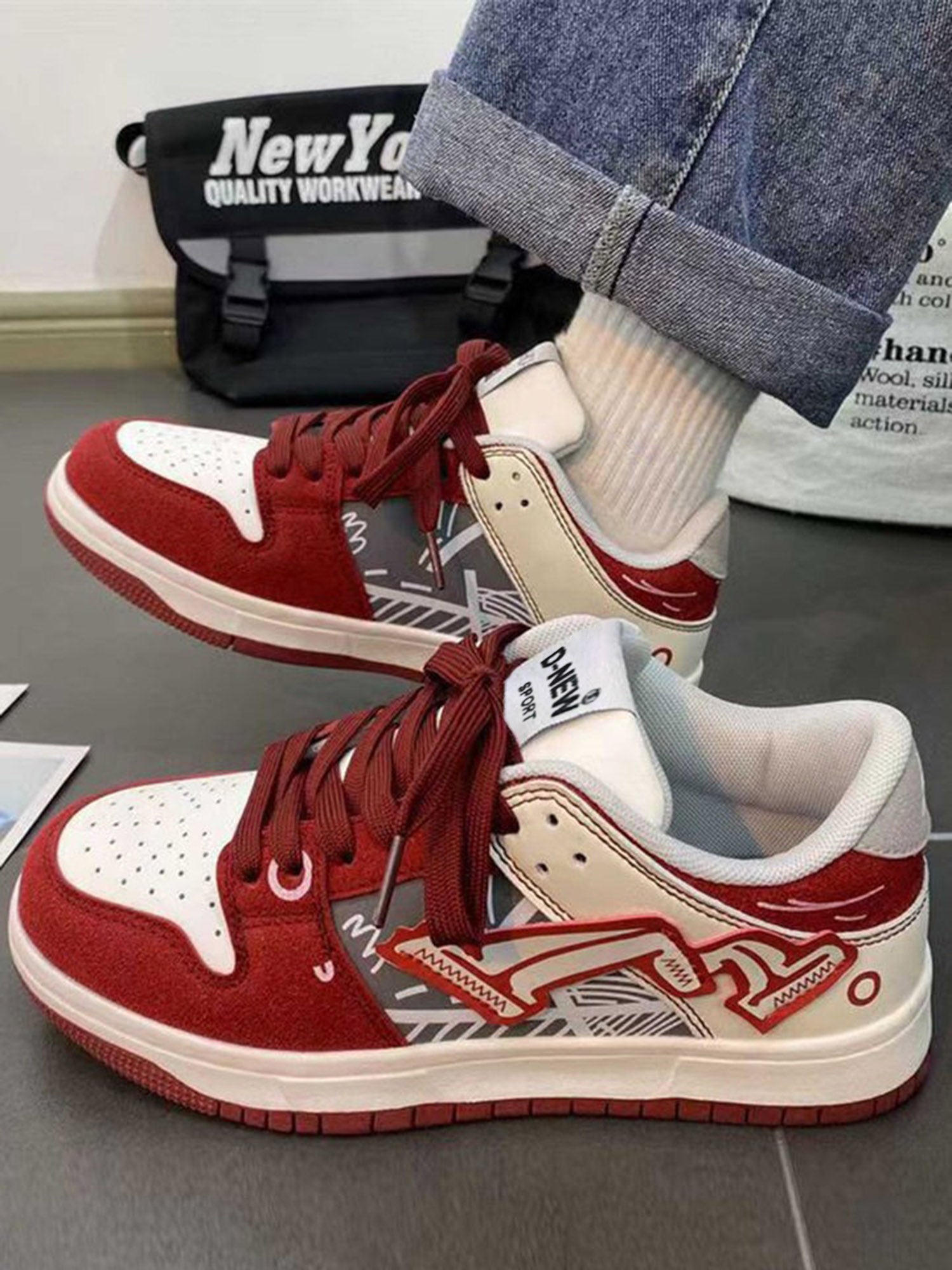 Kicksteria - Hip-hop Graffiti Board Shoes For Couples-kicksteria.com