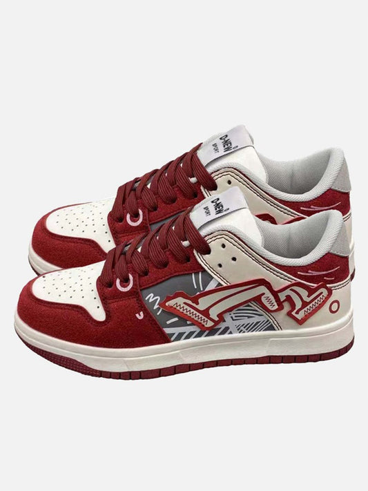 Kicksteria - Hip-hop Graffiti Board Shoes For Couples-kicksteria.com