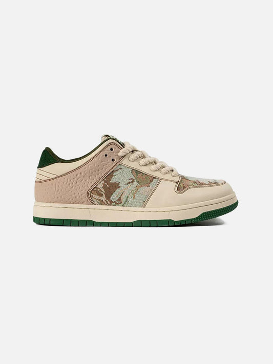 Kicksteria - Oil Painting Forest Print Skate Shoes-kicksteria.com