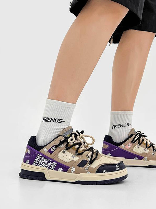 Kicksteria - Retro Cashew Flower Board Casual Shoes-kicksteria.com