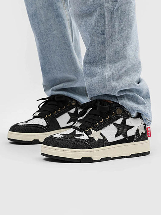 Kicksteria - Retro Star Elements Casual Board Shoes-kicksteria.com