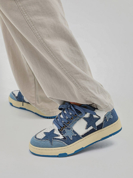 Kicksteria - Stars Casual All-Match Denim Skate Shoes-kicksteria.com