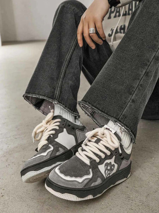 Kicksteria - Vintage Niche Casual Couple Skate Shoes-kicksteria.com
