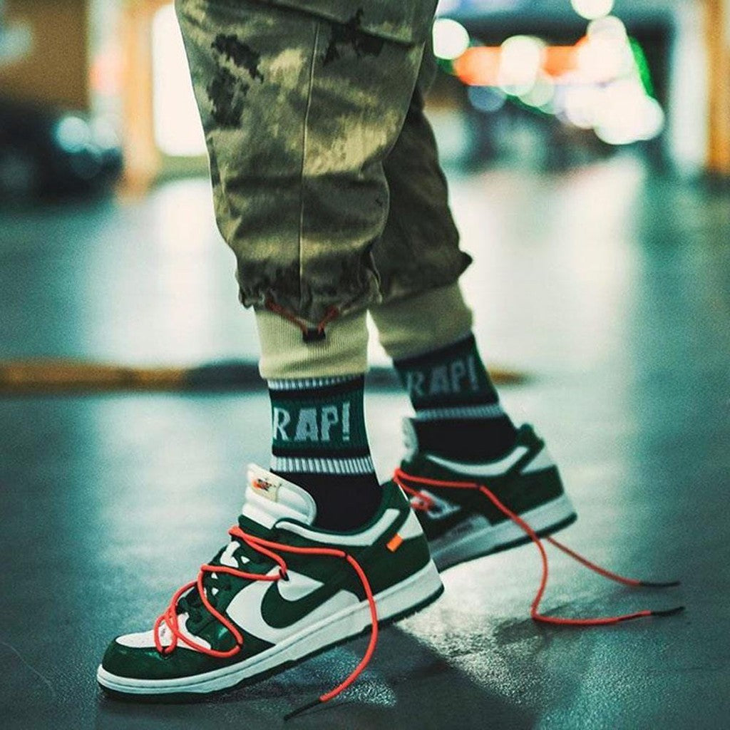 Off-White x Nike Dunk Low 'Pine Green'