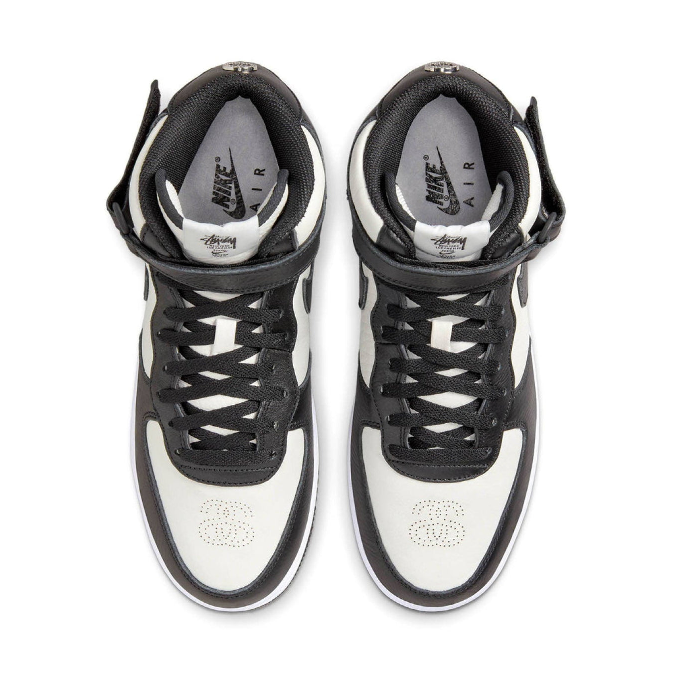 Stussy x Nike Air Force 1 Mid 'Black White'
