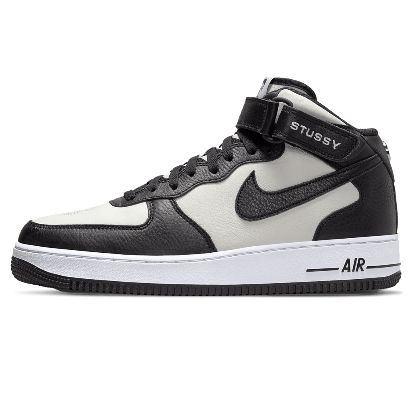 Stussy x Nike Air Force 1 Mid 'Black White'